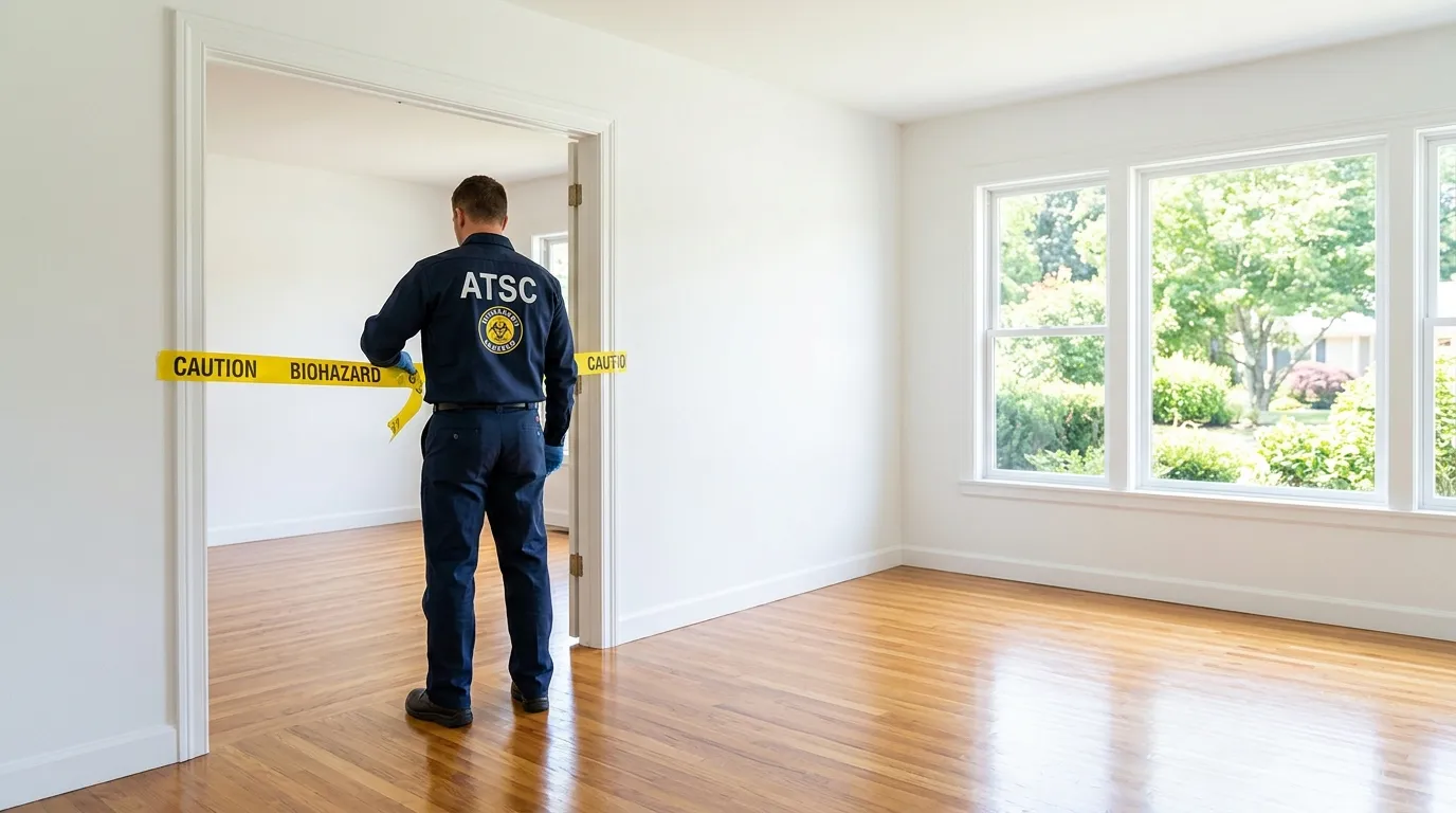 Certified biohazard cleanup crew performing Crime Scene Cleanup in Howard Park