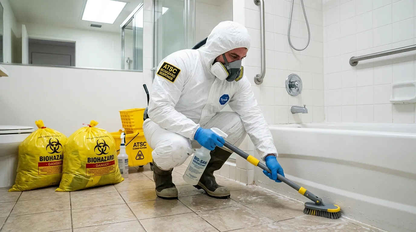 Decontamination equipment deployed for Blood Cleanup in Howard Park